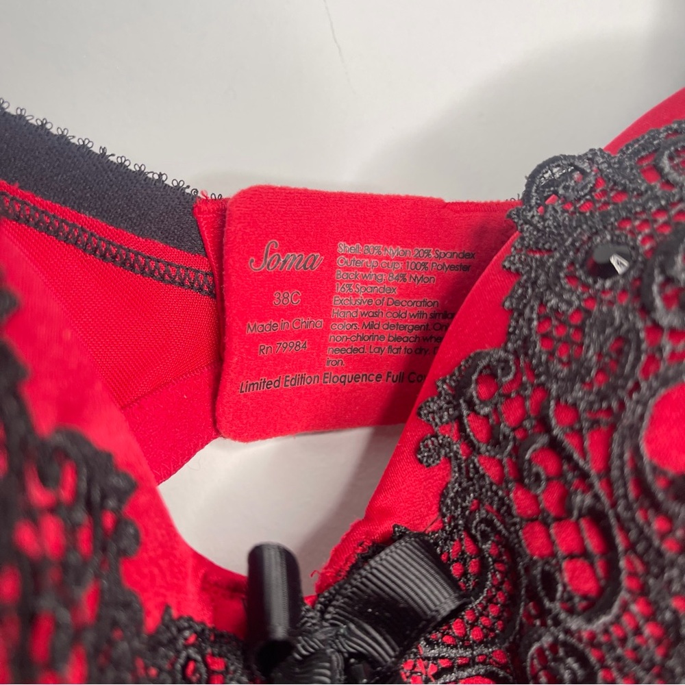 Women’s soma limited edition eloquence full coverage bra 38C - Picture 6 of 6